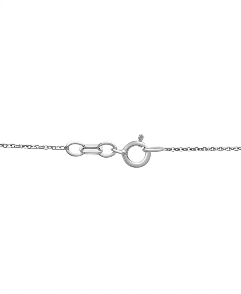 Diamond Infinity 18" Pendant Necklace (1/10 Ct. T.W.) in Sterling Silver