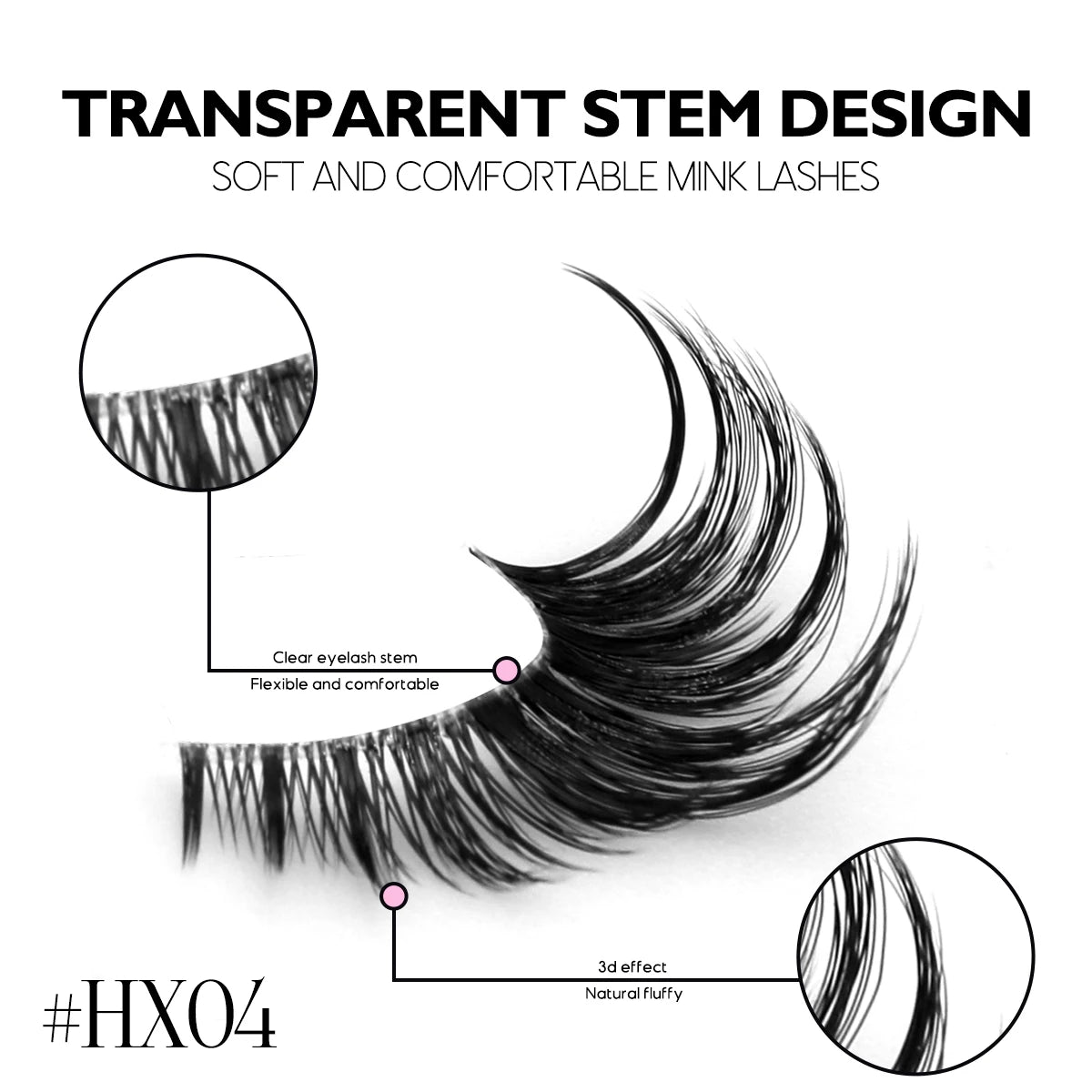 Cat Eye Lashes Faux Mink Eyelashes Natural Long Manga Lashes Winged End Eye Elongated Eyelashes Fake Lashes Makeup