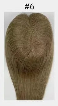 Lillian Toppers Collection | Raw Virgin Human Hair | 5.5in*6in Hand-Tied Swiss Lace| SYLVHAIR BY CHW