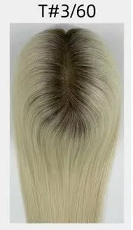 Lillian Toppers Collection | Raw Virgin Human Hair | 5.5in*6in Hand-Tied Swiss Lace| SYLVHAIR BY CHW