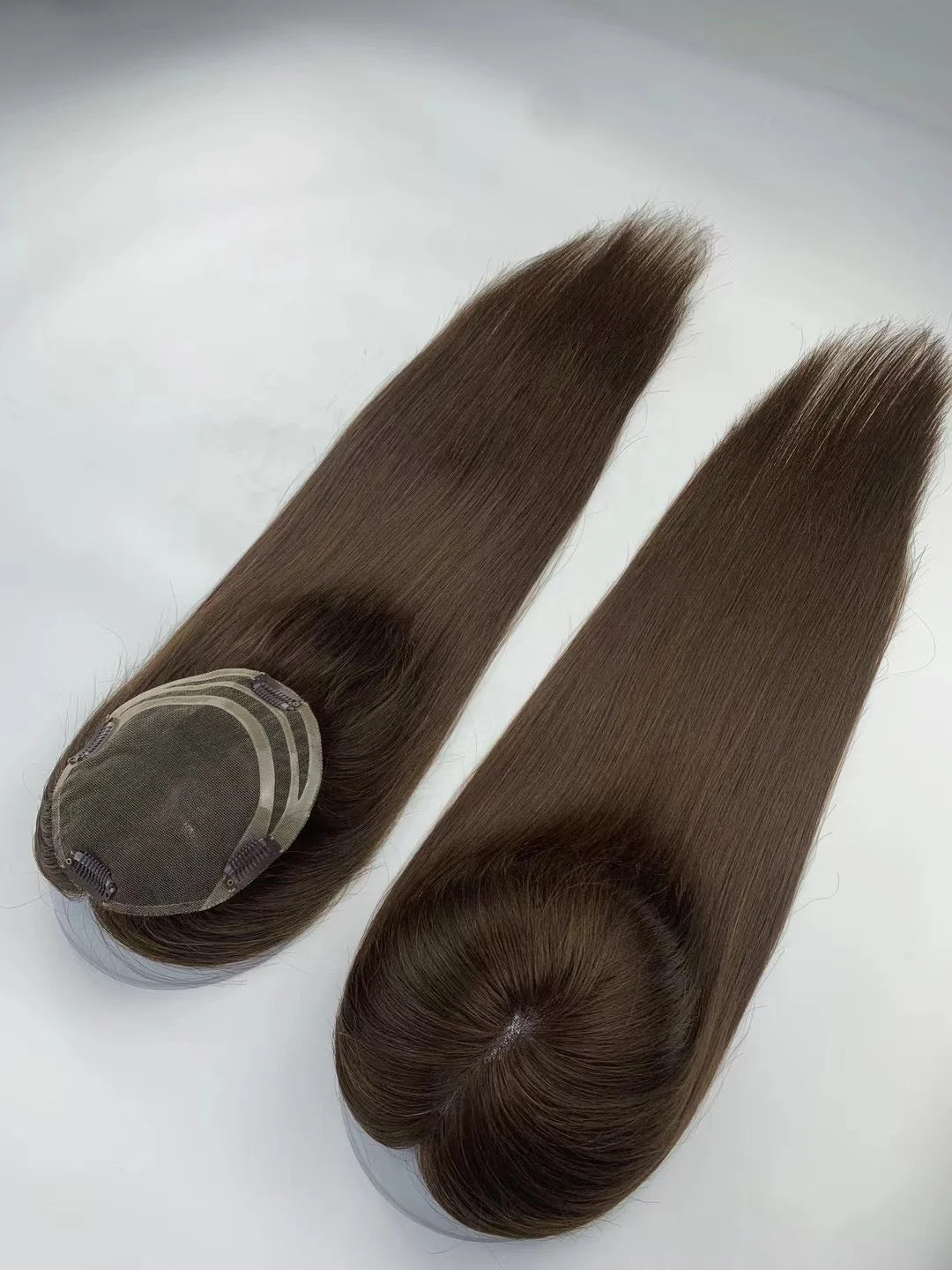 Lillian Toppers Collection | Raw Virgin Human Hair | 5.5in*6in Hand-Tied Swiss Lace| SYLVHAIR BY CHW