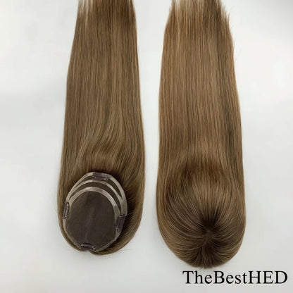 Lillian Toppers Collection | Raw Virgin Human Hair | 5.5in*6in Hand-Tied Swiss Lace| SYLVHAIR BY CHW
