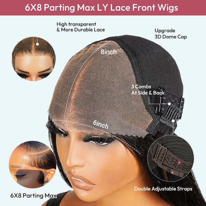 Layered Body Wave Glueless Wig