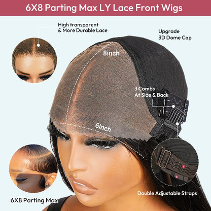 Layered Body Wave Glueless Wig