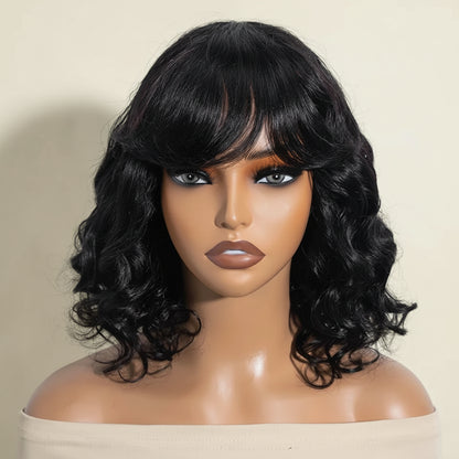 Ombre Body Wave Bob with Bangs
