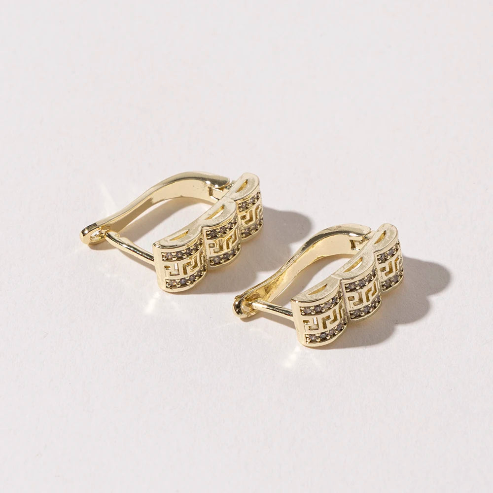 Gorgeous Gold Fashion Jewelry Set: Necklace, Bracelet, Ring & Earrings Combo For Women