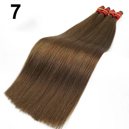Braiding Human Bulk Hair | No Weft | Virgin Remy Hair Vietnamese Natural Hair | SYLVHAIR BY CHW