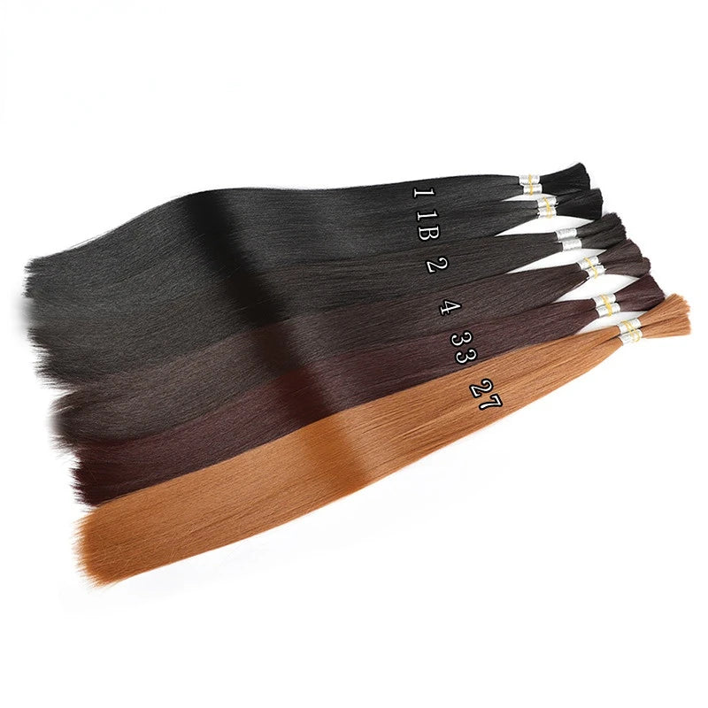 Bulk Hair Virgin Remy Straight 12-28inch Natural Blonde Hair | SYLVHAIR BY CHW