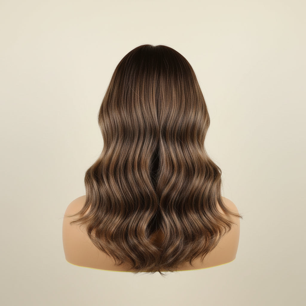 European Blonde Highlight Lace Front Wig