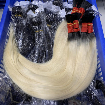 Braiding Human Bulk Hair | No Weft | Virgin Remy Hair Vietnamese Natural Hair | SYLVHAIR BY CHW