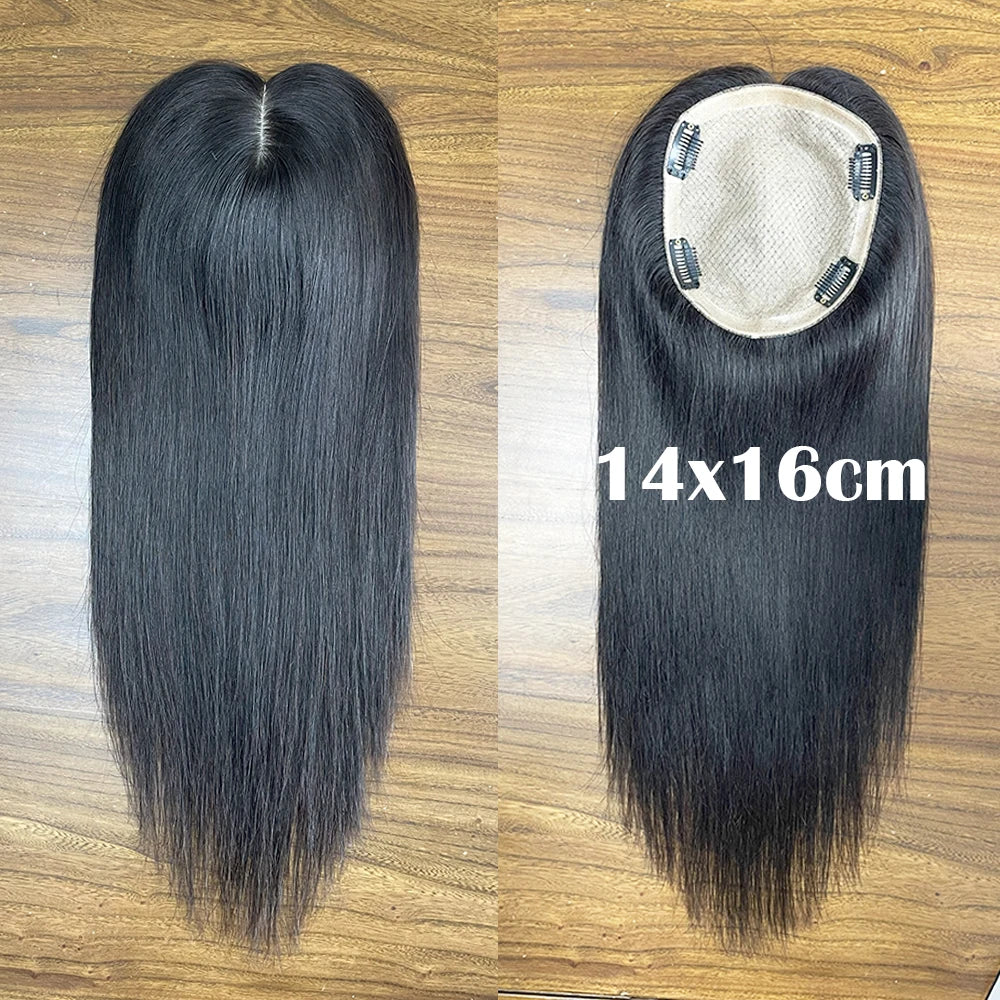 Lillian Toppers Collection | Raw Virgin Human Hair | 5.5in*6in Hand-Tied Swiss Lace| SYLVHAIR BY CHW