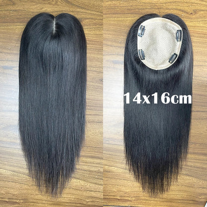 Lillian Toppers Collection | Raw Virgin Human Hair | 5.5in*6in Hand-Tied Swiss Lace| SYLVHAIR BY CHW