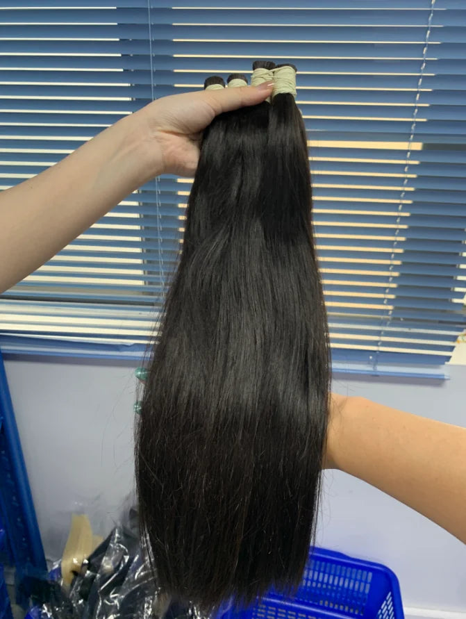 Braiding Human Bulk Hair | No Weft | Virgin Remy Hair Vietnamese Natural Hair | SYLVHAIR BY CHW