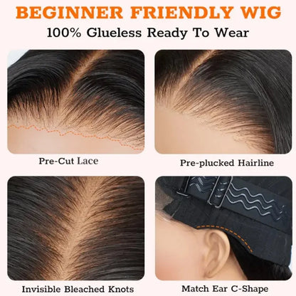 Layered Body Wave Glueless Wig