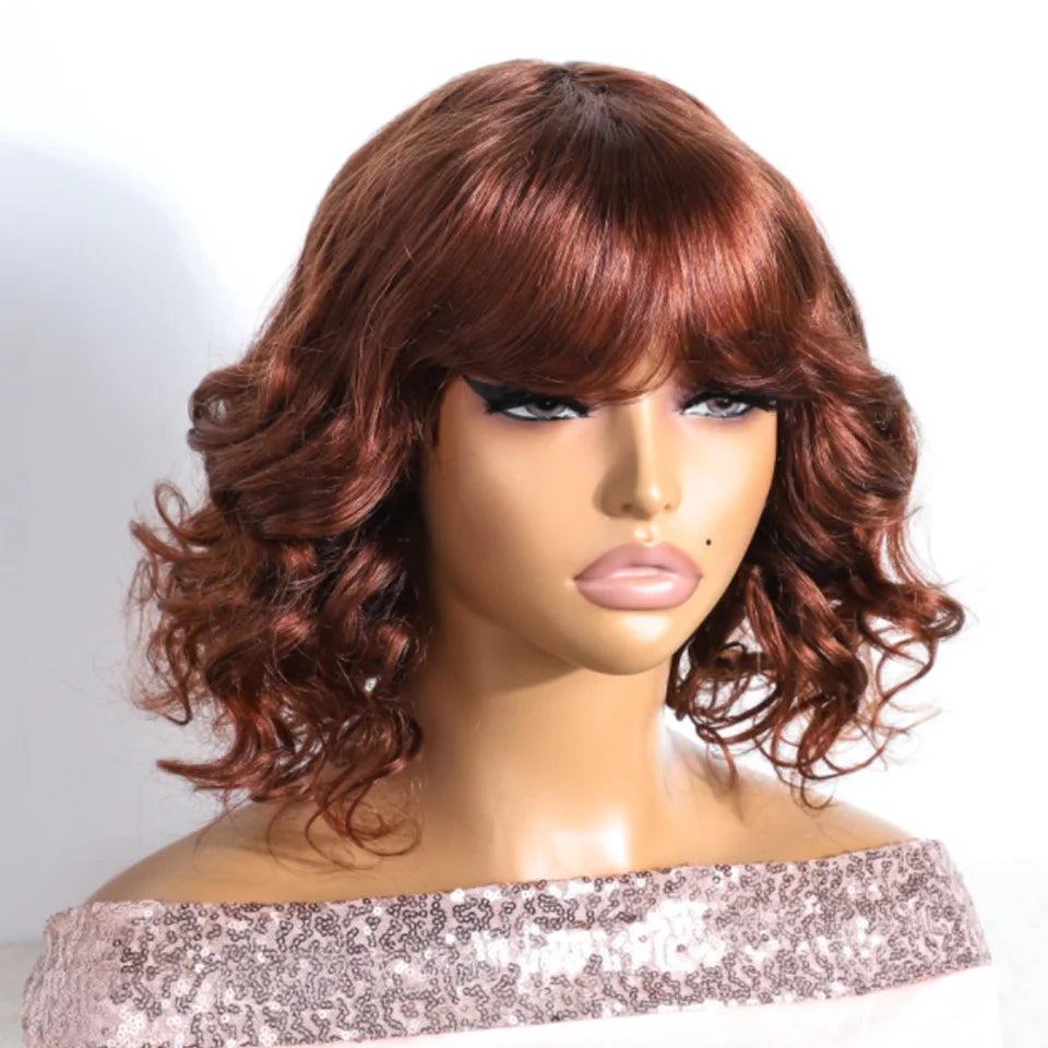 Ombre Body Wave Bob with Bangs