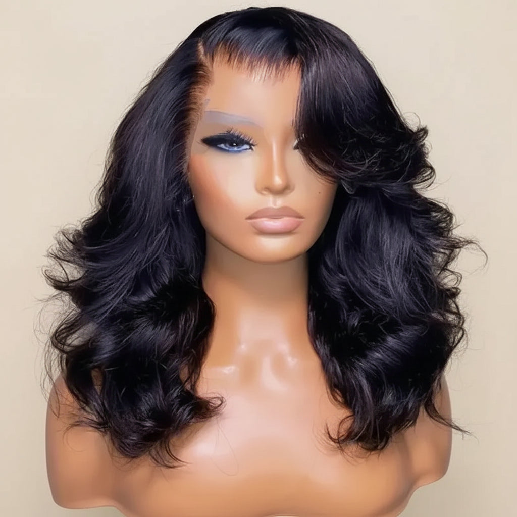 Layered Body Wave Glueless Wig