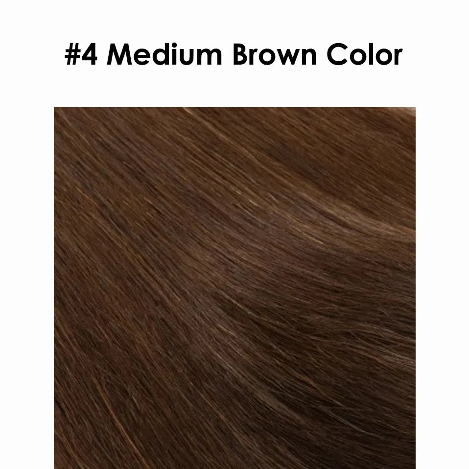 Lillian Topper Collection Virgin Human Hair 8X8 Inch Weft Topper |4X4 HD Lace Natural Black Brown | SYLVHAIR BY CHW