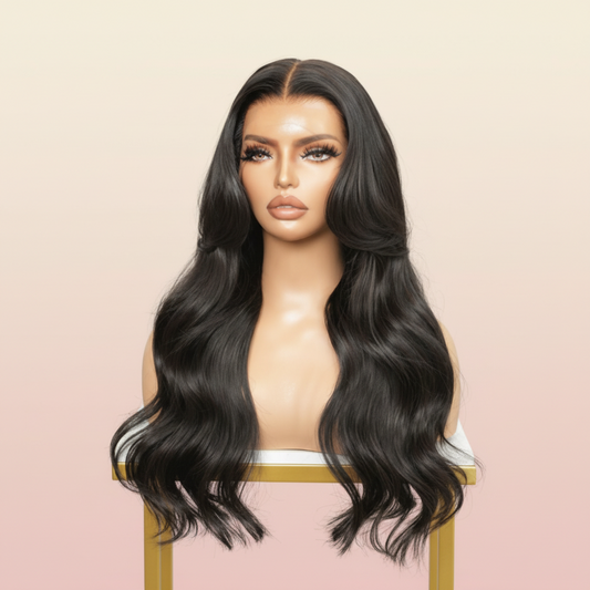 The Katherine Collection Brazilian Virgin Straight Remy Hair | Pre-Plucked Lace Front Wig 150% 14 Inch | SYLVHAIR BY CHW