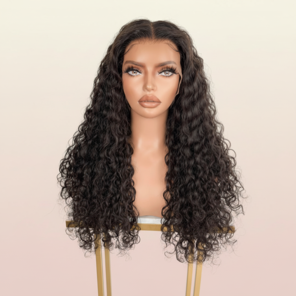 The Lillian Collection Natural Color Egg Curl Glueless Wigs 180% 20 Inch | SYLVHAIR BY CHW