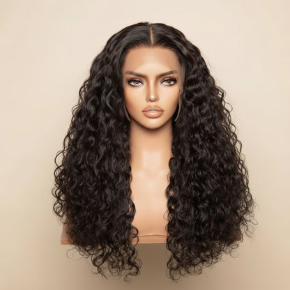 The Lillian Collection 13x6 Lace Front Wig - Indian Virgin Hair 20" Natural Color Egg Curl