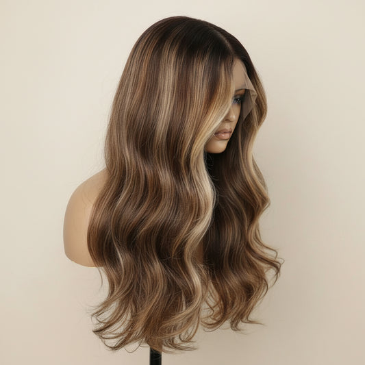 Alexia Collection 13x6 Lace Front Wig - Mongolian Virgin Hair 22" N340 Straight