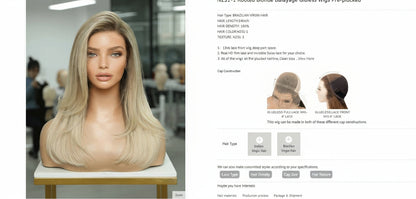 Alexia Collection 13x6 Lace Front Wig - Mongolian Virgin Hair 12" N231-1 Bob Cut