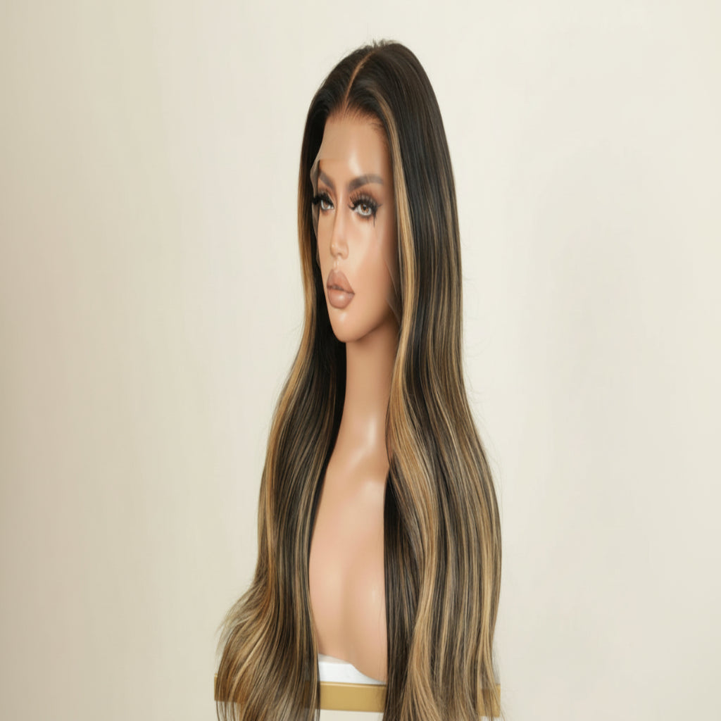 The Lillian Collection 13x6 Lace Front Wig - Indian Virgin Hair 16" N252 Wavy