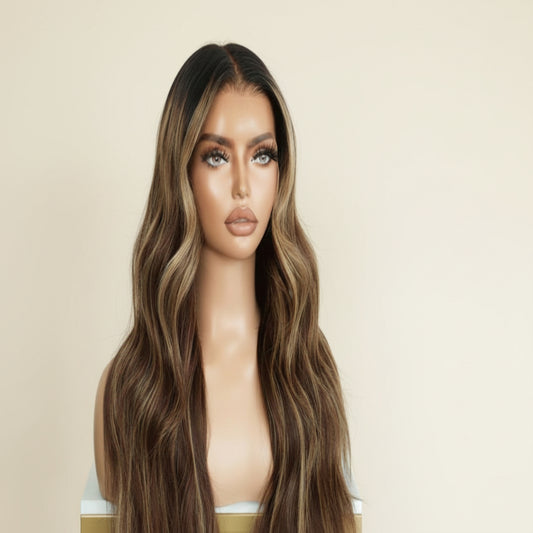 The Lillian Collection 13x6 Lace Front Wig - Indian Virgin Hair 18" N263 Wavy