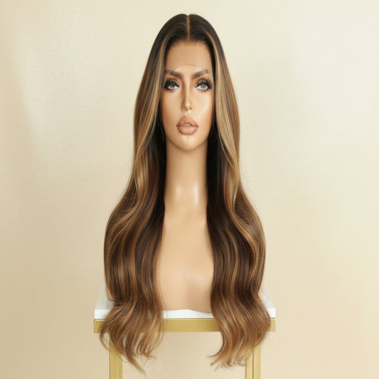 The Lillian Collection 13x6 Lace Front Wig - Indian Virgin Hair 16" N274 Wavy