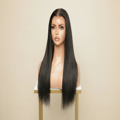 The Lillian Collection 13x6 Lace Front Wig - Indian Virgin Hair 14" Natural Color YK-Baby Hair