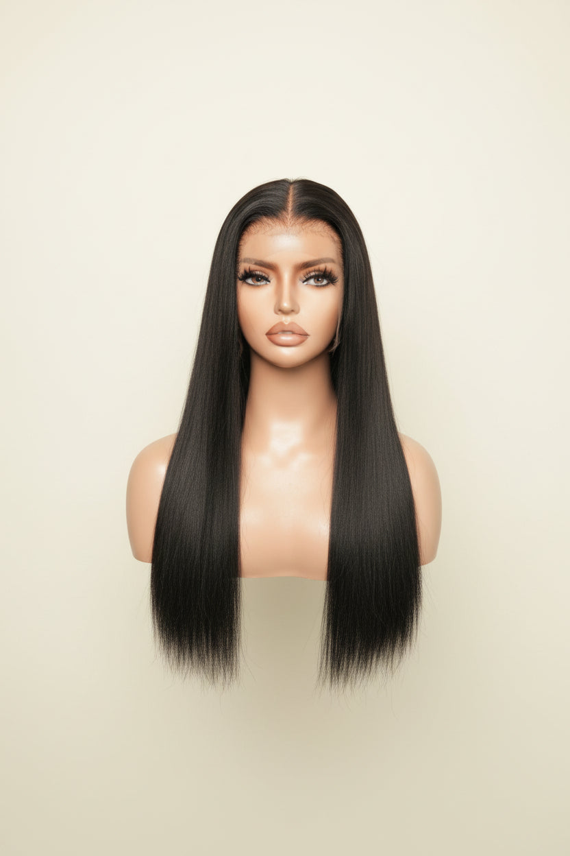The Lillian Collection 13x6 Lace Front Wig - Indian Virgin Hair 14" Natural Color YK-Baby Hair