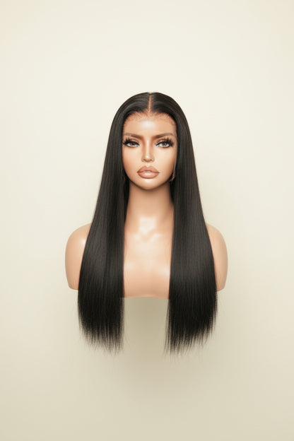 The Lillian Collection 13x6 Lace Front Wig - Indian Virgin Hair 14" Natural Color YK-Baby Hair