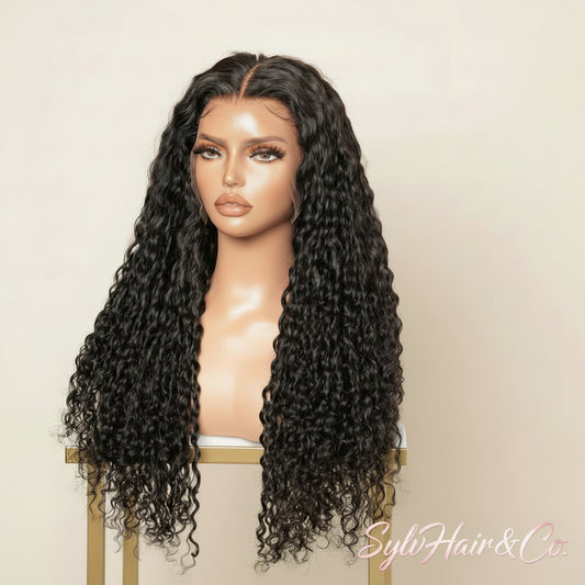 The Lillian Collection 13x6 Lace Front Wig - Indian Virgin Hair 20" Natural Color 6PD-0.5-0(Water Wave)
