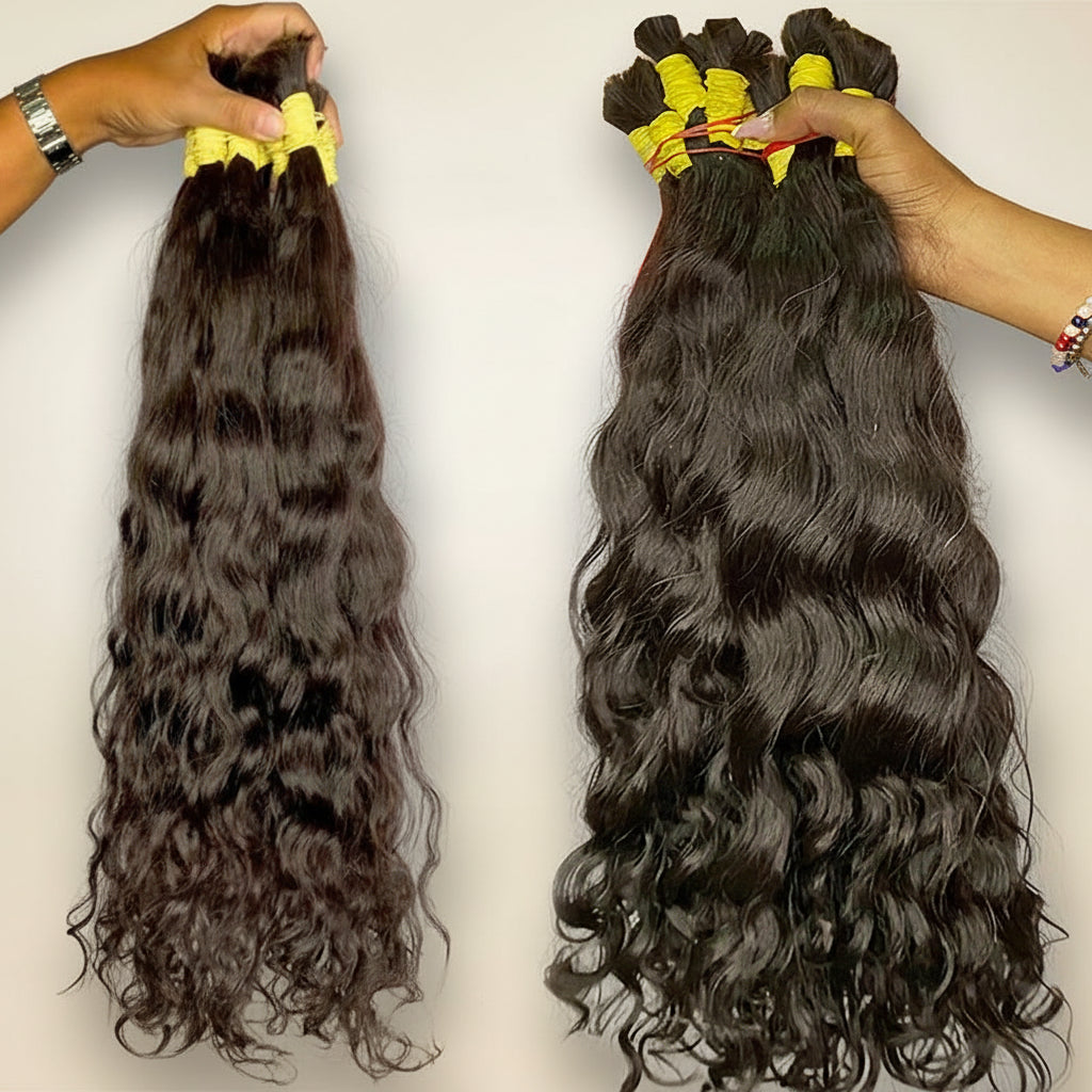 Deep Wave Bulk Hair for Braiding