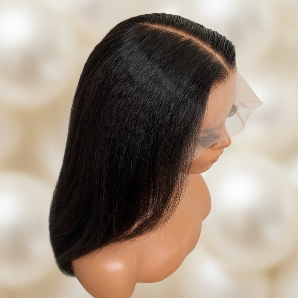 Kinky Straight Lace Front Wig 16 -26 Inches