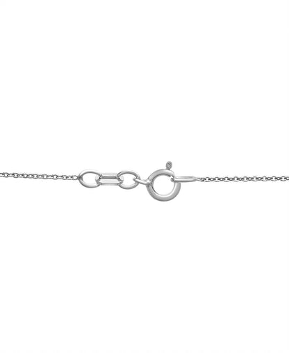 Diamond Infinity 18" Pendant Necklace (1/10 Ct. T.W.) in Sterling Silver