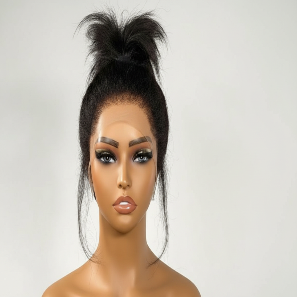 Kinky Straight 360 Curly Edges - Pearl Background with Logo
